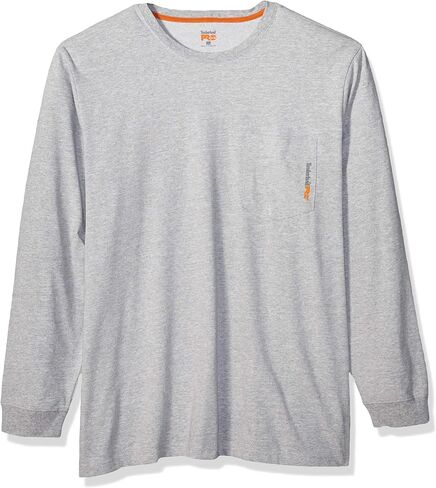 Timberland PRO Men's Base Plate Long Sleeve T-Shirt with Chest Pocket Big & Tall in Saudi Arabia
