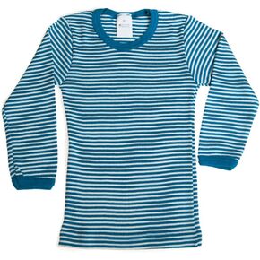 Hocosa of Switzerland Big Kids Organic Wool-Silk Long-Sleeve Underwear Shirt