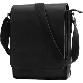 Leathario Men's Crossbody Bag Leather Shoulder Bag For Men Small Messenger Brown