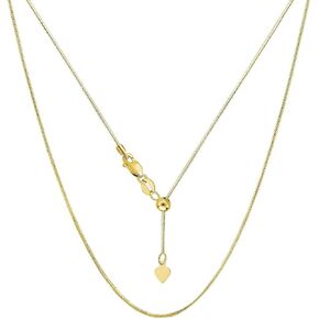 Verona Jewelers Sterling Silver 1.5MM Adjustable Snake Chain Necklace, Bolo Necklace, 24 Inch Adjustable Chain, Men Women Girls Boys