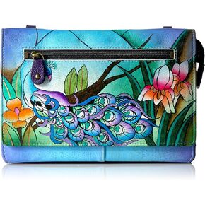 Anna by Anuschka Women’s Hand-Painted Genuine Leather Organizer Wallet On a String in Saudi Arabia