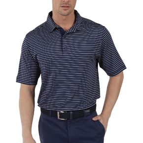 Bobby Jones Golf Apparel - Performance RTJ Cypress Stripe Short Sleeve Golf Polo for Men