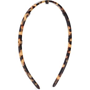 Alexandre de Paris Women's Thin Headband, Albinos, Off White, Print, One Size in Saudi Arabia