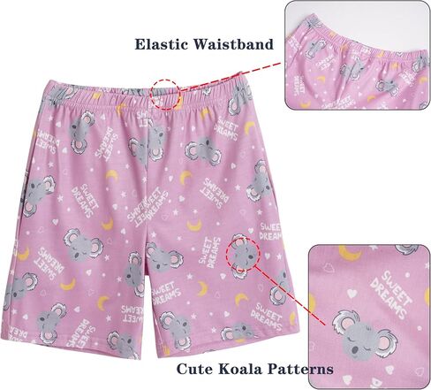 Vopmocld Big Girls' Lovely Sleepy Panda Sleepwears Cute Cartoon 2PCS Pajama Sets in Saudi Arabia