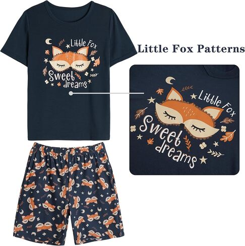 Vopmocld Big Girls' Lovely Sleepy Panda Sleepwears Cute Cartoon 2PCS Pajama Sets in Saudi Arabia