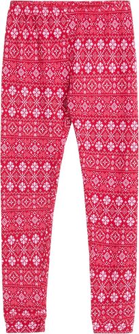 Laura Ashley Girls' Thermal Underwear Set - 2 Piece Warm Long Sleeve Shirt and Long Johns - Base Layer Set for Girls (4-12) in Saudi Arabia