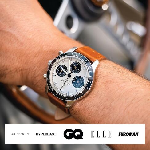 About Vintage 1960 Racing Chronograph Mens Watch, Stainless Steel in Saudi Arabia