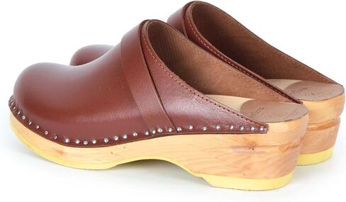 قباقيب Troentorp Da Vinci Bastad سهلة الارتداء من الجلد السويدي الأصلي للنساء in Saudi Arabia