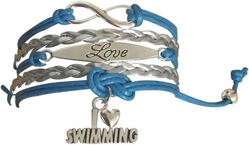 Infinity Collection Swim Bracelet- Swimming Bracelet- Swim Jewelry - Gift For Swimmers in Saudi Arabia