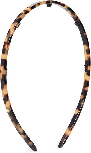Alexandre de Paris Women's Thin Headband, Albinos, Off White, Print, One Size in Saudi Arabia