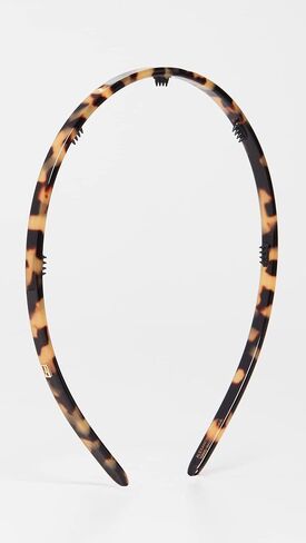 Alexandre de Paris Women's Thin Headband, Albinos, Off White, Print, One Size in Saudi Arabia