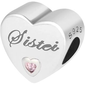 JEWBERY 925 فضة استرلينية من الخرز لأساور Pandora Charms، هدايا مجوهرات للسيدات والفتيات. in Kuwait