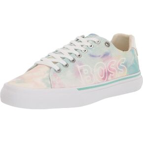 BOSS Men's Canvas Mini Logo Lace Up Sneaker
