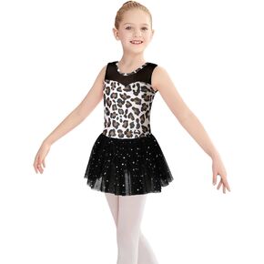 فستان رقص للفتيات بتنورة قصيرة للجمباز مطبوع عليه صورة يونيكورن (للفتيات الصغيرات/الفتيات الكبار) in Kuwait