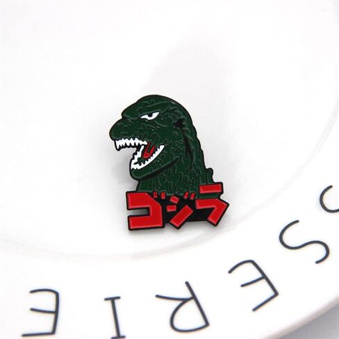 دبابيس زينة على شكل ديناصور كرتوني على شكل حيوانات للجاكيتات والملابس والشنط والاكسسوارات لحقائب الظهر والشارات، هدية للنساء والفتيات والاطفال، خليط معدني من الستيل، بدون احجار كريمة, سبيكة صلب, بدون in Kuwait