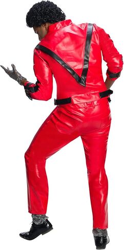 شيرادز سترة مايكل جاكسون المثيرة للرجال مقاس البالغين (عبوة من قطعة واحدة), متعدد الألوان, One Size in Kuwait