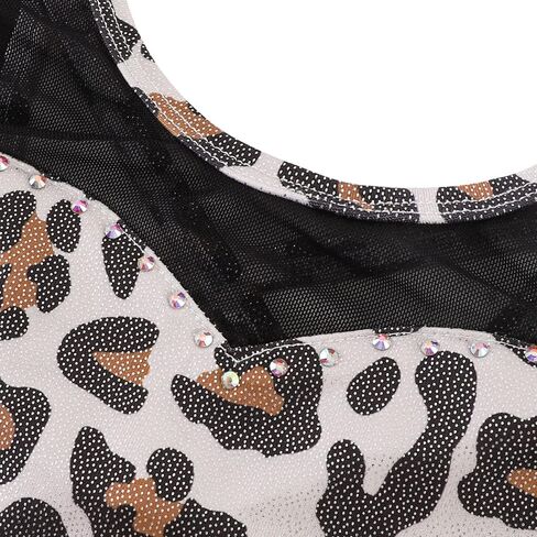 فستان رقص للفتيات بتنورة قصيرة للجمباز مطبوع عليه صورة يونيكورن (للفتيات الصغيرات/الفتيات الكبار) in Kuwait