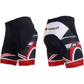 sponeed Men's Cycle Shorts Biking Pants Gel Padding Bicycle Ride Bottoms for Road Bikie MTB