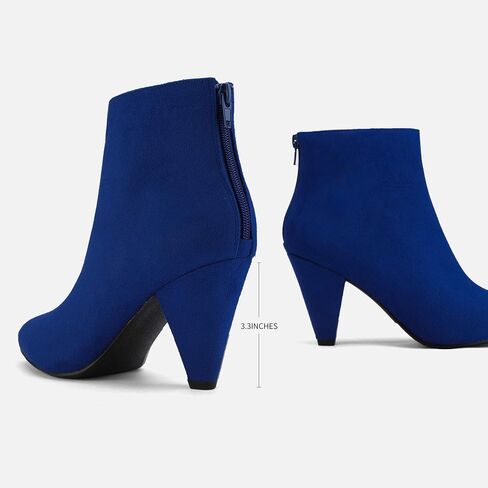 DREAM PAIRS Women's Pointed Toe High Heel Ankle Booties in Kuwait
