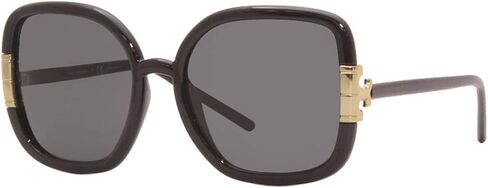 توري بورش TY9063U نظارات شمسية للنساء أسود/رمادي داكن خالص 56 in Kuwait