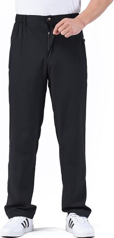 سراويل رياضية رجالية صيفية كاجوال من Zoulee بسحاب إغلاق رفيع سريعة الجفاف تناسب الرجال المسنين in Kuwait