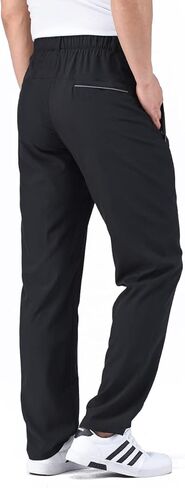 سراويل رياضية رجالية صيفية كاجوال من Zoulee بسحاب إغلاق رفيع سريعة الجفاف تناسب الرجال المسنين in Kuwait