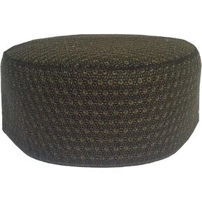 IMAHAM: HANDCRAFTED FLOWER Kufi Men's Unisex Caps Muslim Men Prayer Cap Ramadaan Caps Eid Kufis Handmade Namaz Hat Beanie