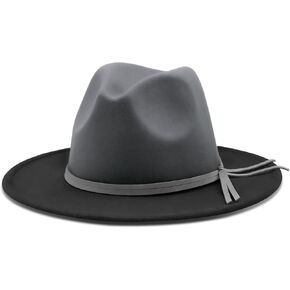 XYJKIDSES Fedora Hats for Women,Felt Fedora Hats for Womens Panama Hat Wide Brim in Kuwait