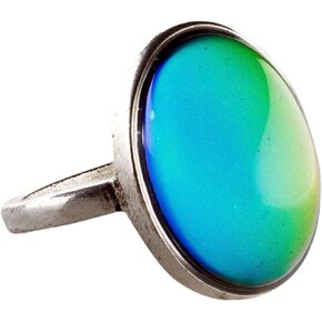 MOOD OASIS Classic Vintage Mood Ring Original Retro 1970s Style, Jumbo