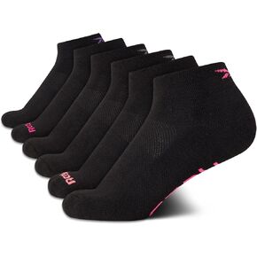 Reebok Women's Comfort Cushioned Athletic Quarter Cut Socks (6 Pack)