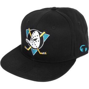 TRIVINKIN Mighty Ducks hat Men's Duck hat Hockey Cap Adjustable Snapback Baseball Hat with Embroidered Logo Size (S-XL)…