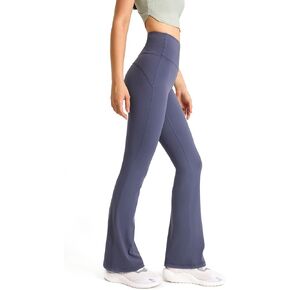 Flare Yoga Pants for Women Buttery Soft High Waist Bootcut Pants Bootleg Stretch Tummy Control Workout Leggings