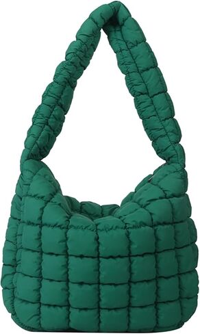 Puffer Tote Bag Women Quilted Large Shoulder Bags Puffy Bubble Hobo Pleated Purse Nylon Padding Cloud Crossbody Bag 2023 in Kuwait