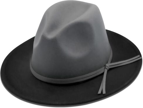 XYJKIDSES Fedora Hats for Women,Felt Fedora Hats for Womens Panama Hat Wide Brim in Kuwait