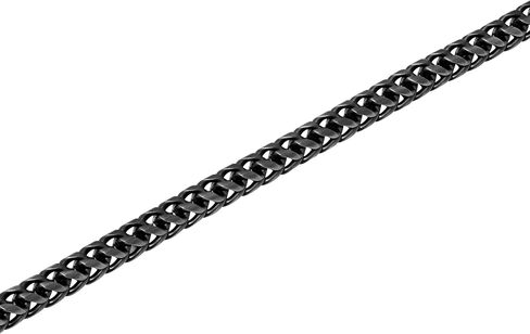 Silver-Tone Stainless Steel Franco Link Chain Bracelet in Saudi Arabia