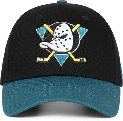 قبعة TRIVINKIN Mighty Ducks للرجال، قبعة هوكي، قبعة بيسبول Snapback قابلة للتعديل مع شعار مطرز، مقاس (S-XL)... in Kuwait