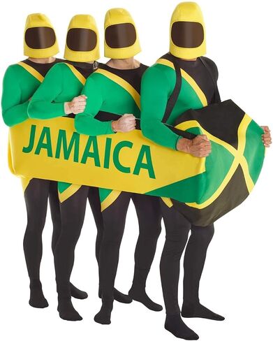 Morphsuits Men's Jamaican Bobsled Cool Runnings Halloween Costume in Saudi Arabia