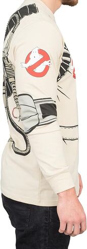 Mad Engine Back Print Graphic Tees Ghostbusters Adult Long Sleeve Costume T-Shirt for Men & Women in Kuwait