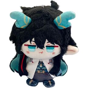CALEMBOU Anime Plush Keychain, 4" Cute Chibi Plush Figure Key chain Pendant for Backpack, Kafka Herta Plush for HSR Fans