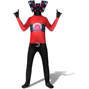 زي ROLLII للمرحاض للأولاد TV Man المتحدث التنكرية للأطفال من ألعاب الفيديو للأطفال من عمر 5 إلى 10 سنوات in Kuwait