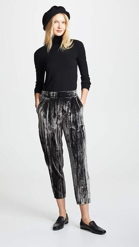 Splendid Women's Elastic Waistband Velvet Pant in Saudi Arabia