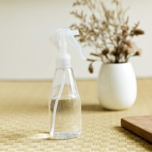 Suwimut 9 Pieces Plastic Spray Bottle, 200ml Clear Misting Spray Bottle for Hair, Water, Plant, Refillable Empty Fine Mist Sprayer for Travel, Cleaning Solutions, Gardening, Skin Care in Saudi Arabia