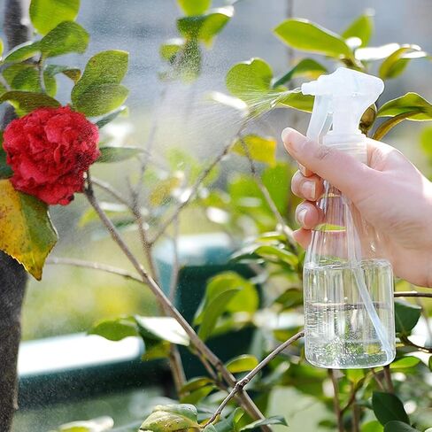 Suwimut 9 Pieces Plastic Spray Bottle, 200ml Clear Misting Spray Bottle for Hair, Water, Plant, Refillable Empty Fine Mist Sprayer for Travel, Cleaning Solutions, Gardening, Skin Care in Saudi Arabia