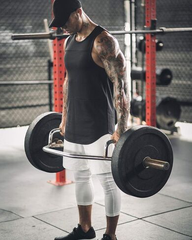 تي شيرت FLYFIREFLY رجالي للتمرين في صالة الألعاب الرياضية بدون أكمام شبكي لكمال الأجسام واللياقة البدنية والتدريب الرياضي بدون أكمام in Kuwait