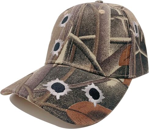 Alqpopg Unisex Camo Hat Adjustable Dad Hats Trucker Caps Brown Army Military Camouflage Baseball Cap for Mens Womens Snapback Hat in Kuwait