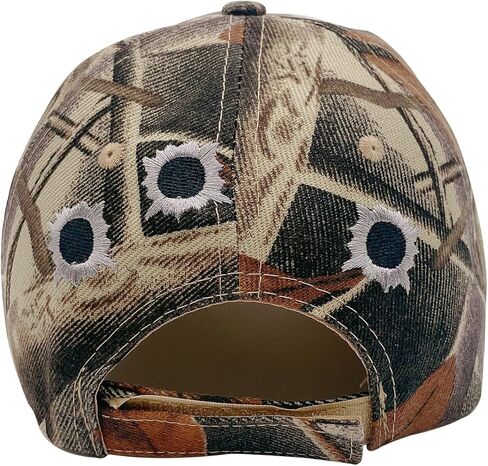 Alqpopg Unisex Camo Hat Adjustable Dad Hats Trucker Caps Brown Army Military Camouflage Baseball Cap for Mens Womens Snapback Hat in Kuwait