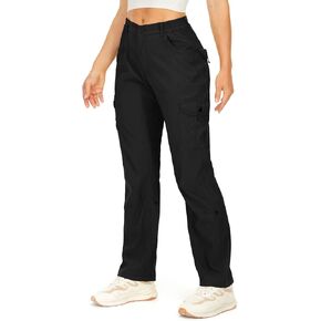 Women's Hiking Cargo Pants Quick Dry UPF50+ Waterproof Pants for Women Fishing Safari Travel Stretchy Pants with Pockets in Kuwait