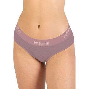 POSESHE Women's Micro-Modal Brief Underwear, Bikini Panties For Women Pack, Available in Plus Size