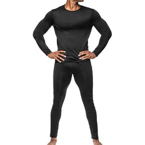 LUMB'R JACK Mens 2Pk Thermal Underwear Set, Long Johns & Base Layer Top in Saudi Arabia
