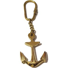 PARIJAT HANDICRAFT Brass Key Chain- Collectible Marine Nautical Key Rings from in Kuwait